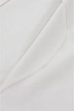 Close-up of white fabric with folds
