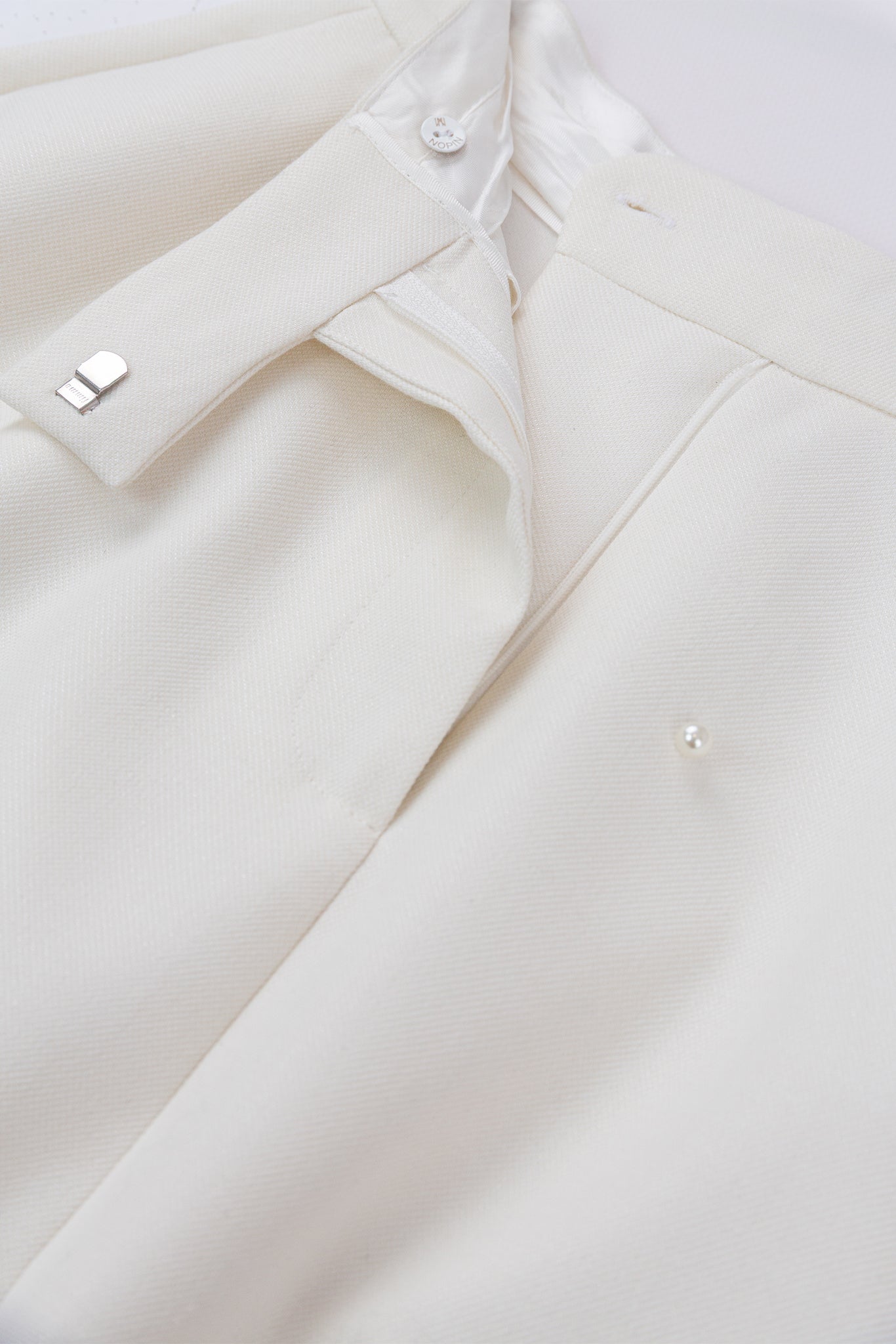 Evasé Midi Skirt with Pearls