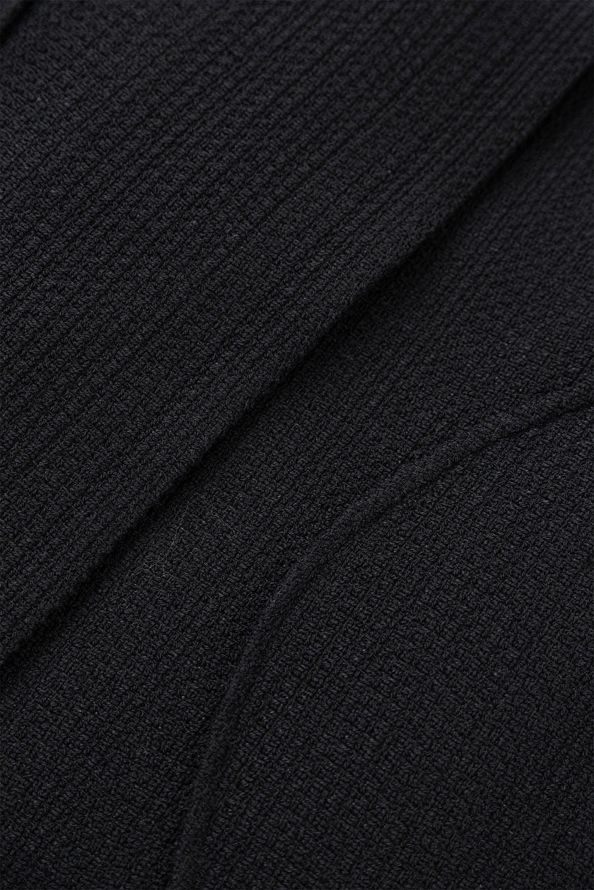 Close-up of black fabric texture